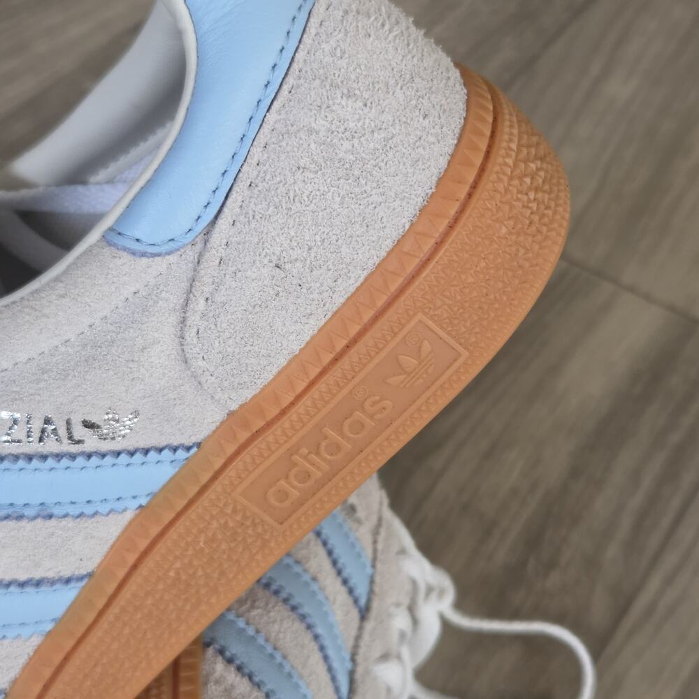 Adidas Handball Spezial Womens US 7.5 Gray Athletic Walking Shoes Sneakers - Picture 13 of 15